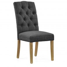 Burford Chelsea Dining Chair in Charcoal
