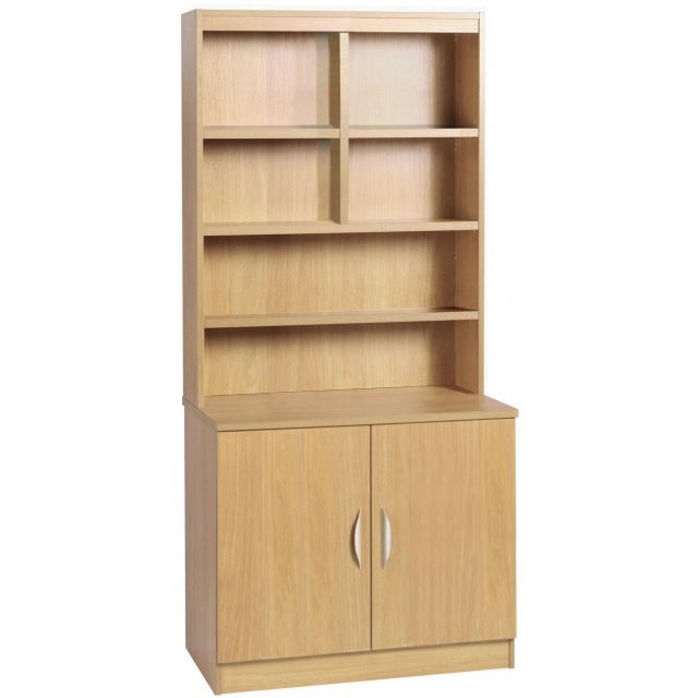 Whites Whites Desk Height Cupboard 850mm Wide with OSF Hutch