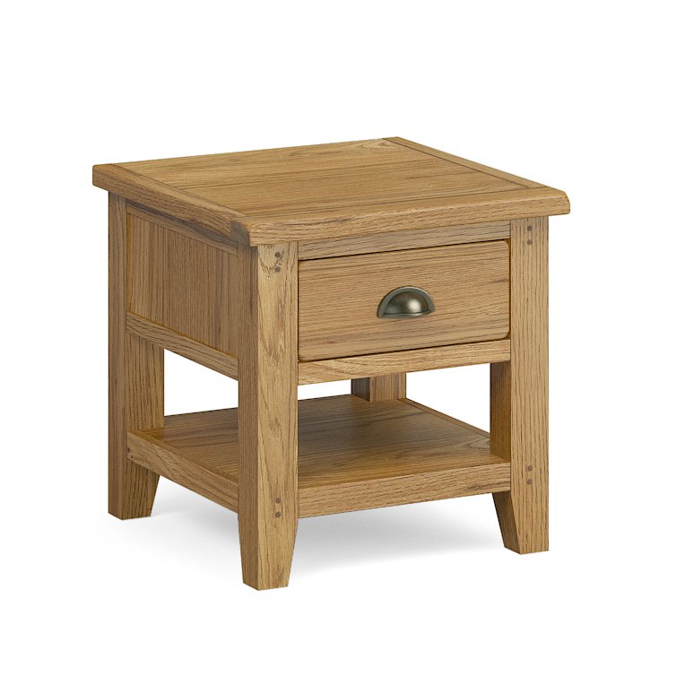Corndell Burford Lamp Table with Drawer