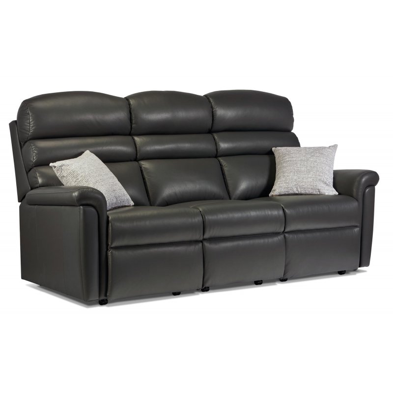 Sherborne Upholstery Sherborne Comfi-Sit Fixed 3 Seater Sofa (leather)