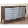 TCH Furniture Jago Wide Chest of 6 Drawers (3+3)