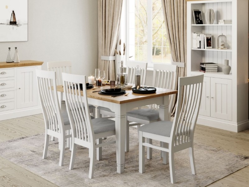 Tch Furniture Queenstreet Carpets, New Haven Dining Table And 6 Windsor Side Chairs Uk