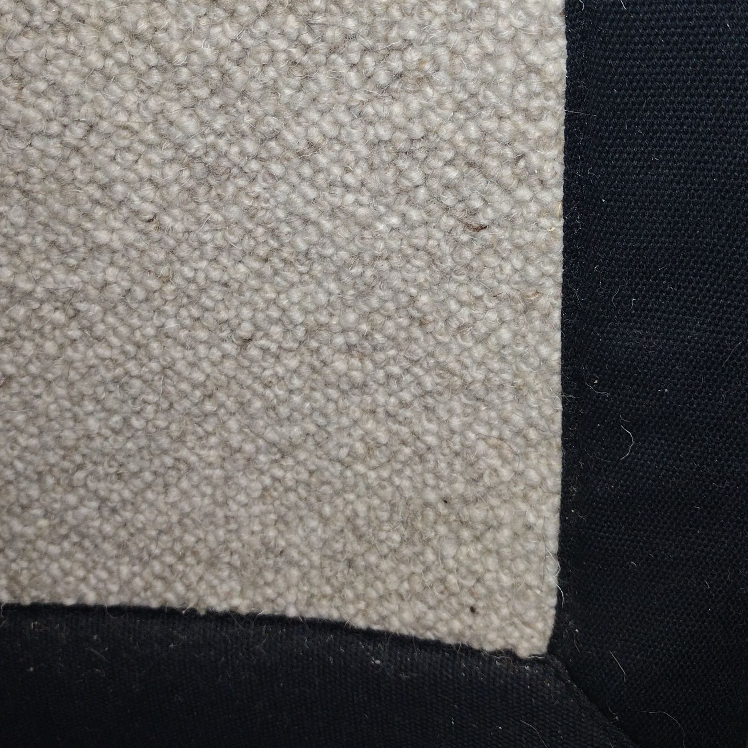 Alternative Wool Rug with Black Border (150 x 90cm) - Queenstreet ...