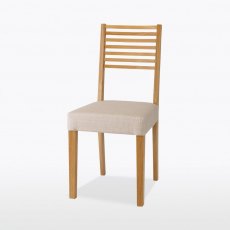 Windsor Ladder Low Back Dining Chair (in leather)