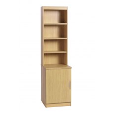 Whites Desk Height Cupboard 480mm Wide with OSC Hutch