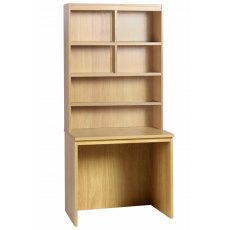 Compton Medium Desk 850mm Wide with OSF Hutch