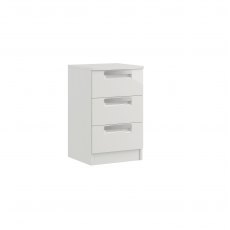 Milan 3 Drawer Bedside