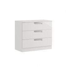 Milan 3 Drawer Wide Chest