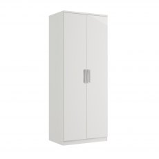 Milan Double Tall Wardrobe