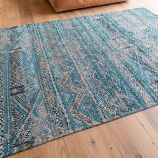 Antiquarian Kelim Zemmuri Blue Rug