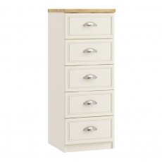 Vittoria 5 Drawer Narrow Chest