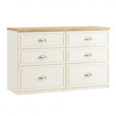 Vittoria 6 Drawer Twin Chest