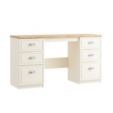 Vittoria Double Pedestal Dressing Table