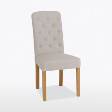 Lamont Buttoned Chair (in leather)