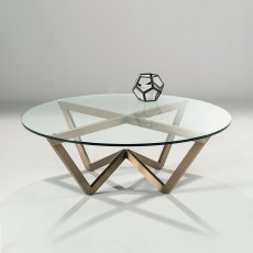 Angle Circular Coffee Table