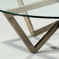 Angle Circular Coffee Table