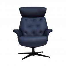 Nordic Swivel Recliner & Stool