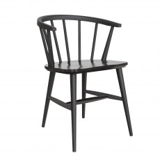 Cadiz Dining Armchair (in black)