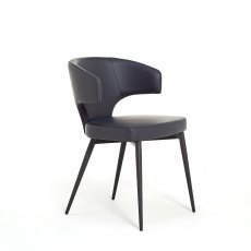 Wing Dining Chair with Metal Legs (base 04)