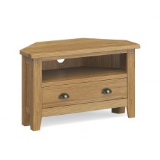 Burford Corner TV Unit with Drawer