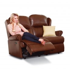 Sherborne Malvern Reclining 2 Seater Sofa (leather)