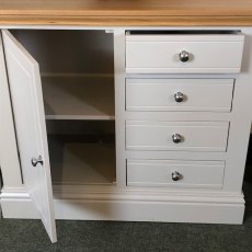 NEW ENGLAND Small 1 Door 4 Drawer Sideboard NEW ENGLAND Small 1 Door 4 Drawer Sideboard