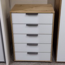 WIEMANN Monaco 5 Drawer Chest 60cm Wide