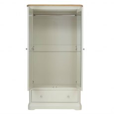 Cromwell 2 Door Wardrobe with 1 Drawer