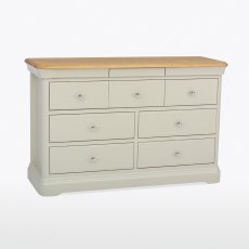 Cromwell Wide Chest of 7 Drawers (4+3)