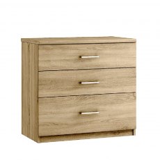 Modena 3 Drawer Midi Chest