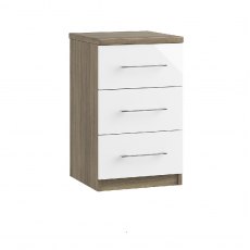 Catania 3 Drawer Bedside