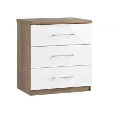 Catania 3 Drawer Midi Chest