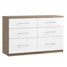 Catania 6 Drawer Twin Chest
