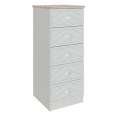 Caleri 5 Drawer Narrow Chest
