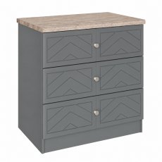 Caleri 3 Drawer XL Midi Chest Caleri 3 Drawer XL Midi Chest
