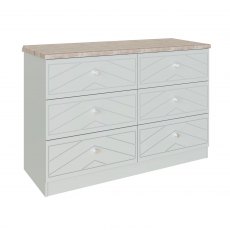 Caleri 6 Drawer Twin Chest