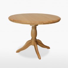 Lamont Round Fixed Single Pedestal Dining Table