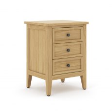 Malmo 3 Drawer Bedside Table