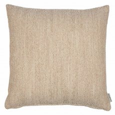 Oatmeal Woven Herringbone 17" Cushion