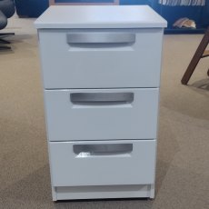 MILAN 3 Drawer Bedside Chest MILAN 3 Drawer Bedside Chest