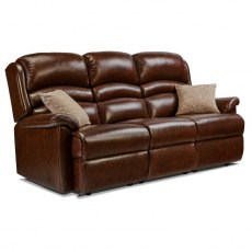 Sherborne Olivia Fixed 3 Seater Sofa (leather)