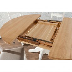 Coelo Round Extending Single Pedestal Dining Table