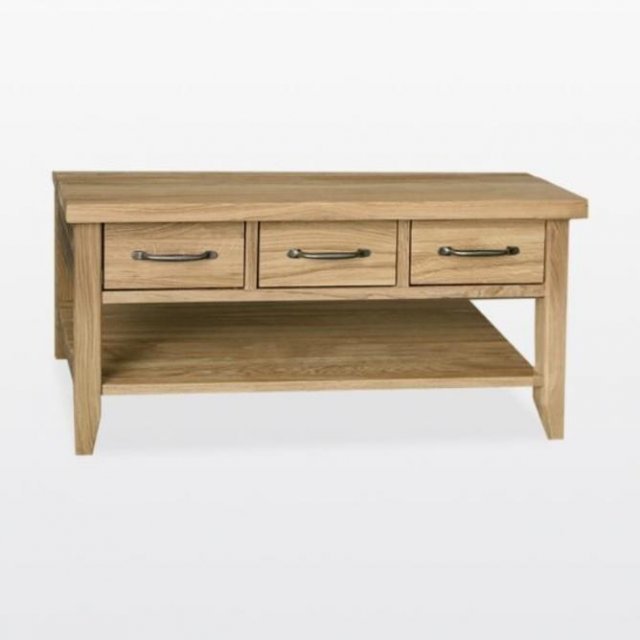 TCH Furniture Windsor Coffee Table with Three Drawers