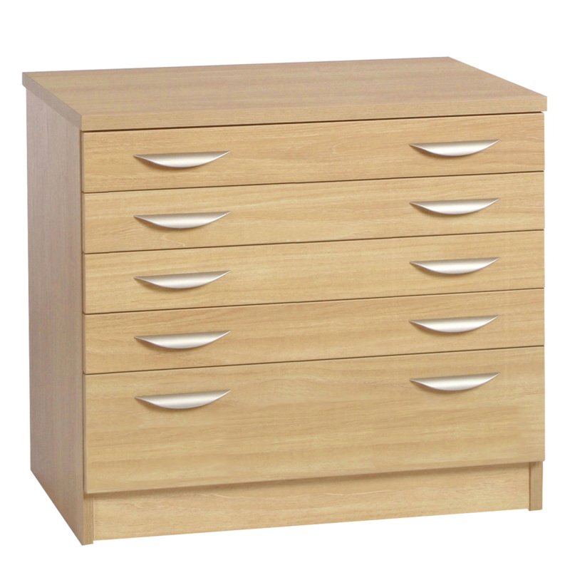 Whites Whites A2 Plan Chest with Deep Lower Drawer