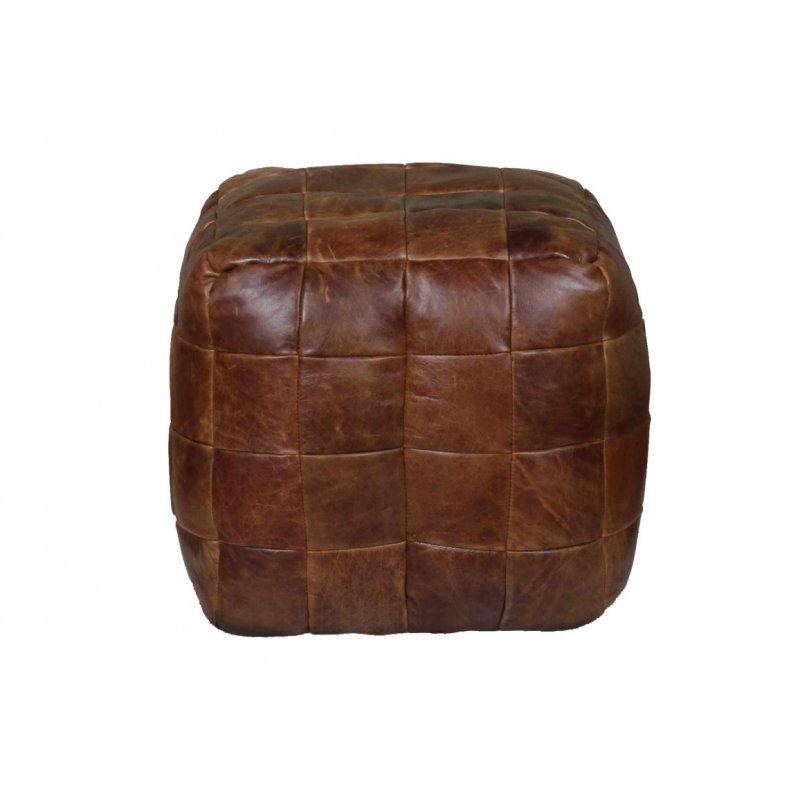 Vintage Bean Bag Cube (leather)