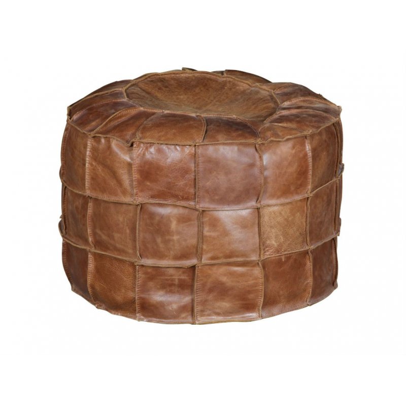Vintage Drum Bean Bag (leather)
