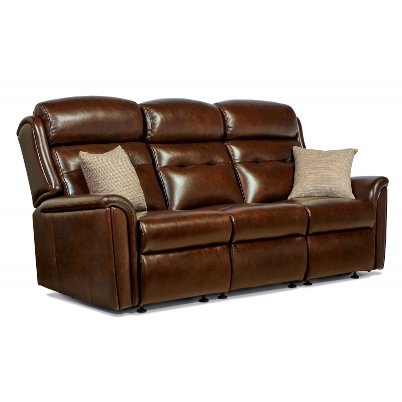 Sherborne Upholstery Sherborne Roma Fixed 3 Seater Sofa (leather)