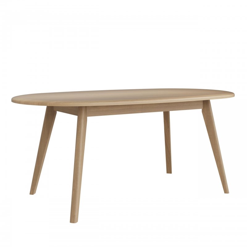 TCH Furniture Lundin Oval Fixed Top 180cm Dining Table