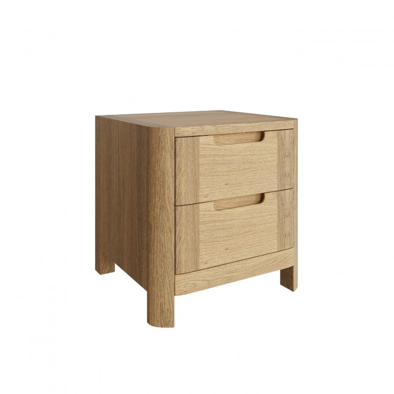 TCH Furniture Lundin Bedside Chest with 2 Drawers