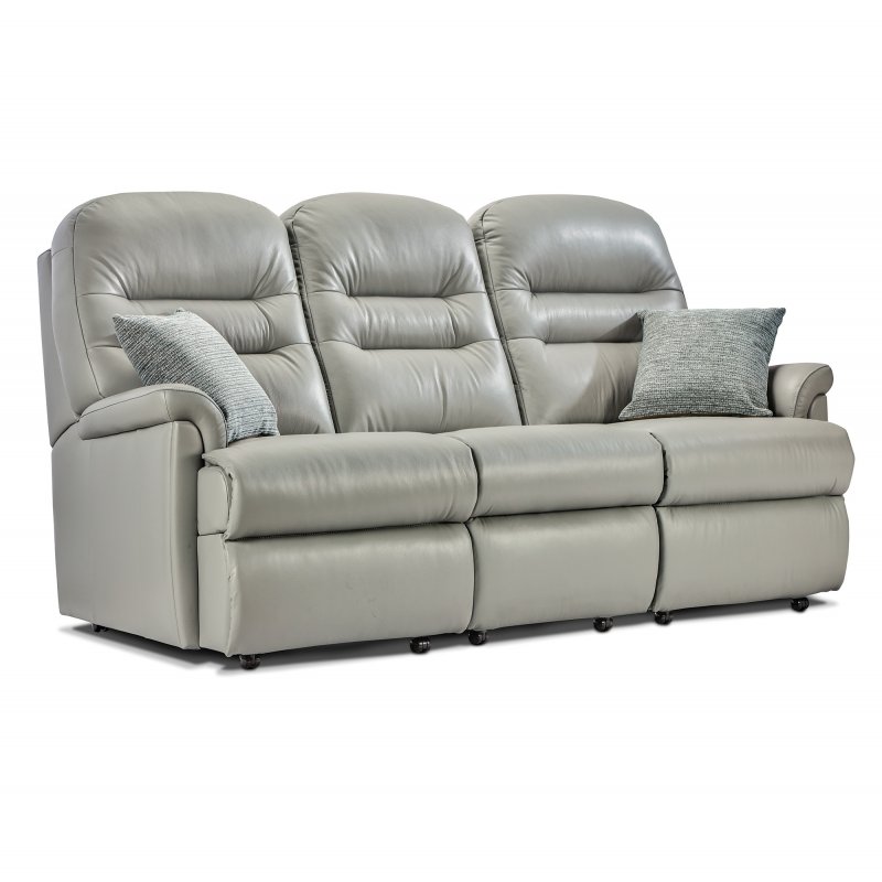 Sherborne Keswick Fixed 3 Seater Sofa, Black Leather 3 Seater Sofa Bed Philippines